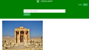 openclipart圖庫：Temple Of Baalshamin Palmyra