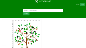 openclipart圖庫：Owls Stamp縮圖
