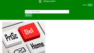 openclipart圖庫：Delete