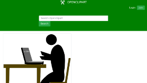 openclipart圖庫：Pedestrian Coder