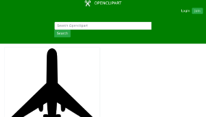 openclipart圖庫：Airplane pictogram fixed