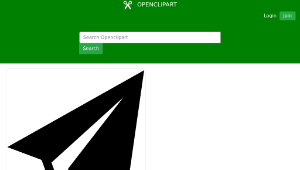 openclipart圖庫：paperplane