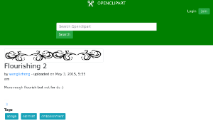 openclipart圖庫：Flourishing 2