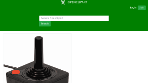 openclipart圖庫：Atari 2600 joystick-資源代表圖