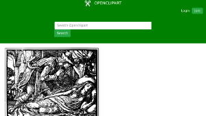 openclipart圖庫：Sleeping Beauty縮圖