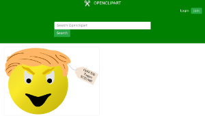 openclipart圖庫：Trump Smiley-資源代表圖