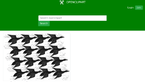 openclipart圖庫：Escher style縮圖