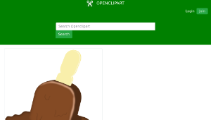 openclipart圖庫：Dropsicle