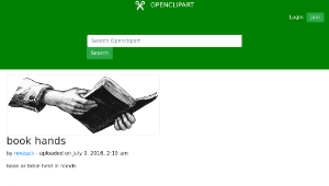 openclipart圖庫：book hands-資源代表圖