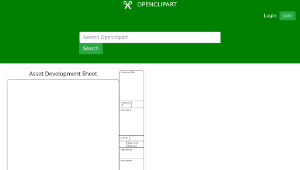 openclipart圖庫：Printable Animation Asset Development Template (Professional)