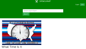 openclipart圖庫：What Time Is It縮圖