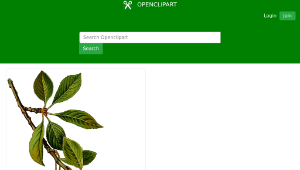 openclipart圖庫：Sour cherry tree 2 (detailed)-資源代表圖
