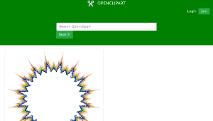 openclipart圖庫：Abstract Geometric Frame縮圖