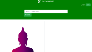 openclipart圖庫：Colourful Buddha-資源代表圖