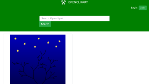 openclipart圖庫：Winter tree-資源代表圖