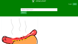 openclipart圖庫：Hot dog-資源代表圖