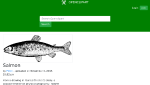 openclipart圖庫：Salmon縮圖