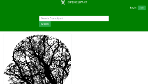 openclipart圖庫：Tree Man Silhouette-資源代表圖