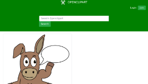 openclipart圖庫：Donkey-資源代表圖