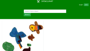 openclipart圖庫：Kindergarten Art Bees縮圖