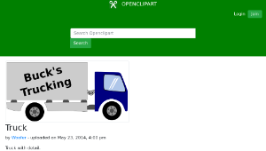openclipart圖庫：Truck