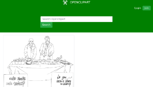 openclipart圖庫：People at the Marketplace