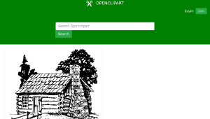 openclipart圖庫：Cabin-資源代表圖
