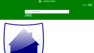 openclipart圖庫：House Protection-資源代表圖