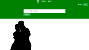 openclipart圖庫：Dancing couple 16