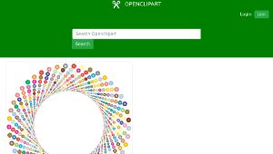 openclipart圖庫：Colorful Circles Shutter Vortex 3縮圖