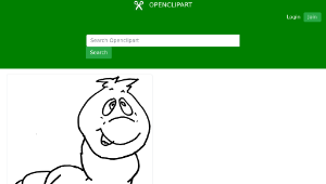 openclipart圖庫：Caterpillar Cartoon縮圖