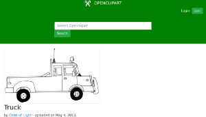 openclipart圖庫：Truck-資源代表圖