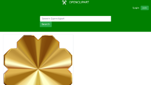 openclipart圖庫：Gold Plaque No Background-資源代表圖