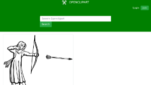 openclipart圖庫：Archer
