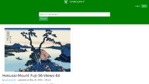 openclipart圖庫：Hokusai-Mount Fuji-36-Views-44