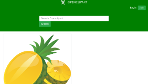 openclipart圖庫：Pineapple-資源代表圖