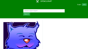 openclipart圖庫：Sleepy soft kitty avatar
