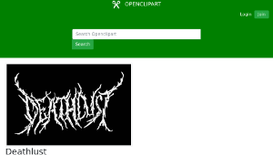 openclipart圖庫：Deathlust