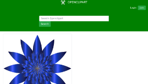 openclipart圖庫：Chromatic Flower 6 No Background