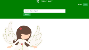 openclipart圖庫：Angel Girl 2-資源代表圖