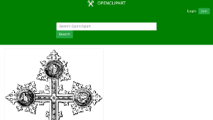 openclipart圖庫：Freestanding cross
