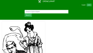 openclipart圖庫：Angry Man - Couple