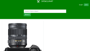 openclipart圖庫：Digital Camera DSLR縮圖