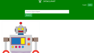 openclipart圖庫：Robot