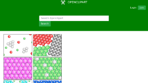 openclipart圖庫：Teilchenmodell Gemische