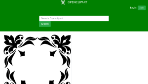 openclipart圖庫：Ornamental Frame-資源代表圖