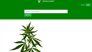 openclipart圖庫：Cannabis 2-資源代表圖