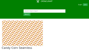 openclipart圖庫：Candy Corn Seamless Pattern 5