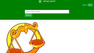 openclipart圖庫：Libra 2 (isolated)