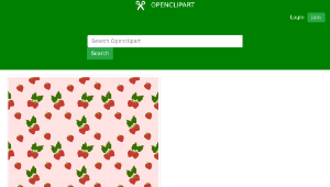 openclipart圖庫：Strawberry seamless pattern